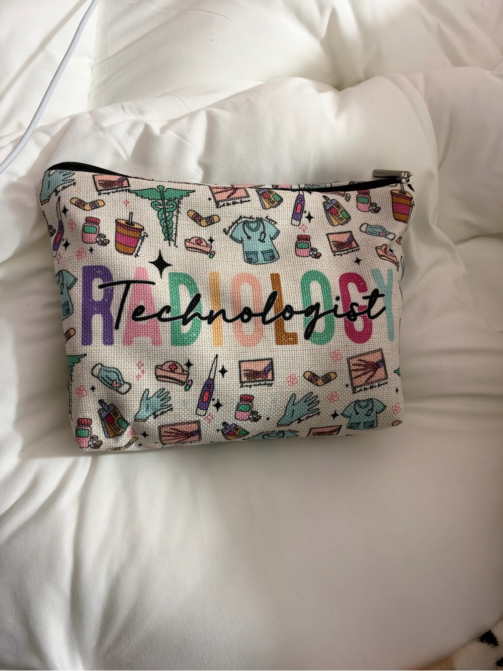 Technologist Cosmetic Pouch in Multicolor Prints